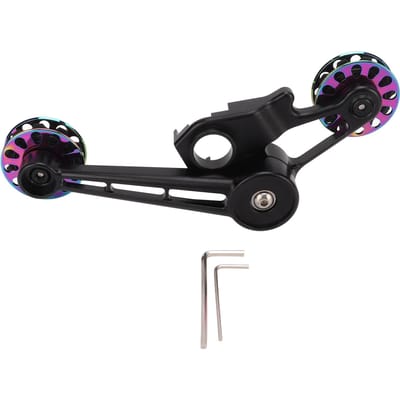 Guide de chaîne de vélo pliant 10T Tendur de chaîne Tendur de chaîne de dérailleur arrière de vélo pour 3sixty Multi Color black