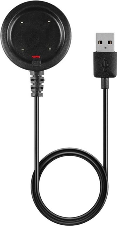 Oplader - USB oplaadkabel - geschikt voor Polar Ignite / Ignite 2 / Ignite 3 / Grit X / Grit X Pro / Vantage V / V2 / Vantage M / M2 - zwart