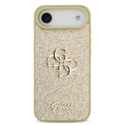 Guess Back Cover - iPhone 17 Air - Goud - Slanke pasvorm - Schokabsorberende randen
