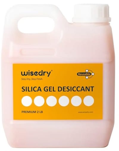 Herbruikbare silicagel droogmiddelkralen met kleurweergave - 900 g, parelgrootte 2-4 mm, oplaadbaar, geschikt voor levensmiddelen