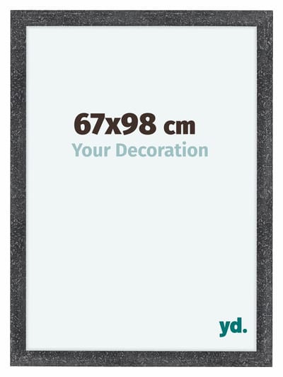 Your Decoration - Fotolijst 67x98 cm - MDF - Grijs Geveegd - Como