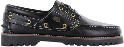 Dockers by Gerli - 3-Eye Classic - Heren Mocassin schoenen bootschoen Leer Zwart 24DC001-180100 - Maat EU 40 UK 6.5
