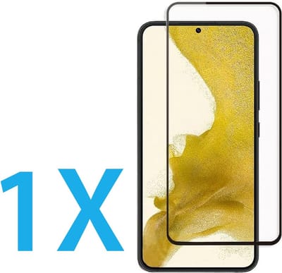 Volledige Glasplaatje Geschikt voor: Samsung Galaxy S22 - Full Screenprotector 1x - screen protector - volledige glas - bescherming - beschermglas - ZT Accessoires