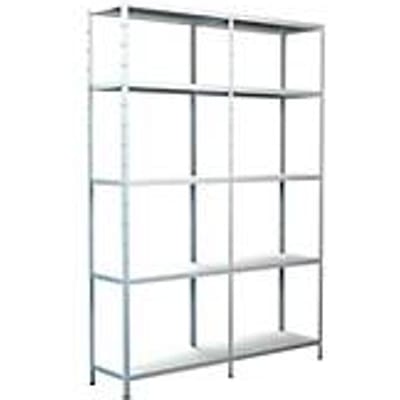 Legborden zonder grendels, H 2000 x B 1400 x D 350 mm, wit