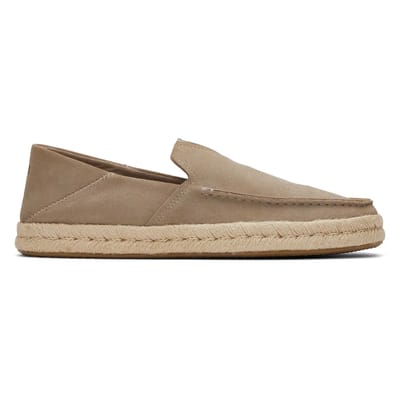 TOMS Shoes ALONSO LOAFER ROPE - Instappers - Kleur: Taupe - Maat: 46