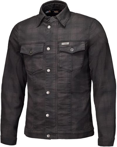 Held Woodland Zwart Grijs Motorshirt - Jas