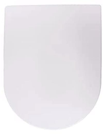 Wc-bril met softclosemechanisme en aangenaam zitcomfort in hoekige vorm, max. belastbaar tot 150 kg