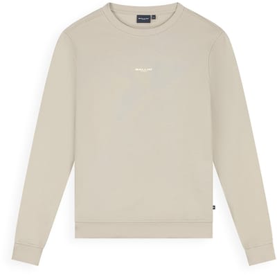 Ballin Amsterdam - Jongens Regular fit Sweaters Crewneck LS - Taupe - Maat 6