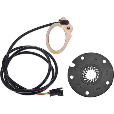 Capteur d'assistance à la pédale de puissance pour vélo électrique, système PAS pour vélo électrique, capteur de vitesse 5 Magnet black