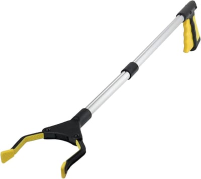Opneeminstrumenten, 82cm grijppincet voor ouderen, met rubberen draaibare pincet, voor opnemen van vuilnisemmer, opnemen van vuilnis, tuinvuilnis