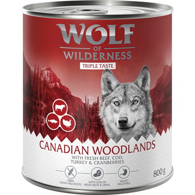 6x800g The Taste of The Taste Of Canada Wolf of Wilderness Hondenvoer