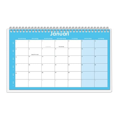 Huurdies - 2026 bureaukalender - Blauw