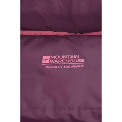 Mountain Warehouse Microlite 500 Mid Season Rechts Ritsslaapzak (Bourgondië)