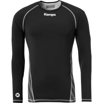 Kempa Attitude LS  Sportshirt performance - Maat 116  - Unisex - zwart