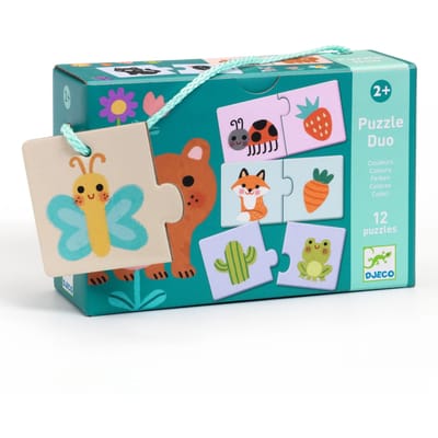 DJECO puzzel duo kleuren 2 jr+