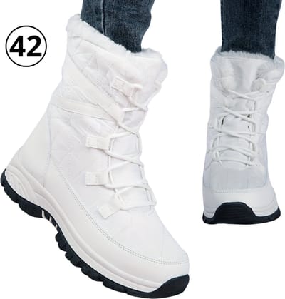 Livano Wintersport Sneeuwboots - Snowboots - Sneeuwschoenen - Ski Gadgets Voor Dames - EU42 - Wit