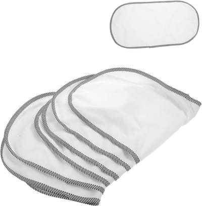 Draagbaar Verschoonmatje - Baby Aankleedkussen - Onderweg Luiers Verschoon - Waterdicht Zacht Katoen - 60x31cm - Wit