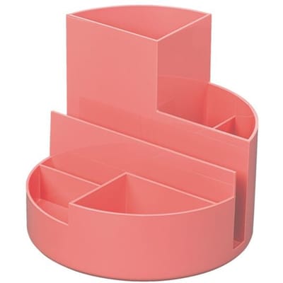 MAUL Pennenkoker MAULrundbox kunststof 14 x 14 x 12.5 cm touch of rose