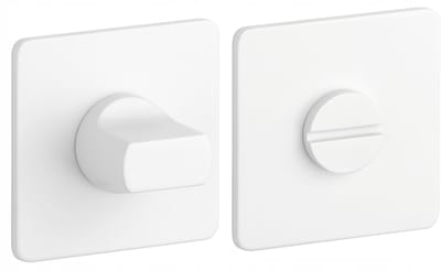 STRONG WC Rozet Vierkant Mat Wit 3mm - Deurbeslag