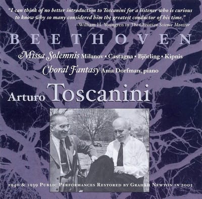 Zinka Milanov, Bruna Castagna, Jussi Björling, Alexander Kipnis - Beethoven: Missa Solemnis/Choral Fantasy (2 CD)