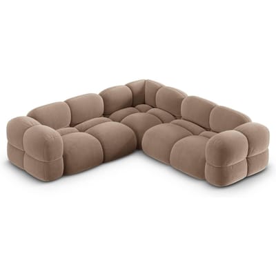 Hoekbank Loretto symmetrisch velvet | Cosmopolitan Design