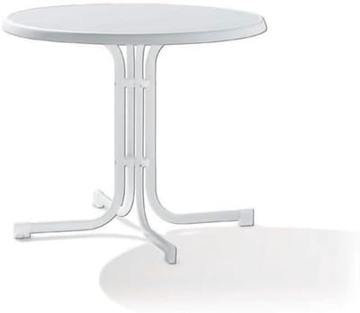 Klaptafel Ø 86 cm met Inklapfunctie en Weerbestendig Tafelblad