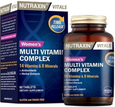 Nutraxin Multivitamin & Mineral Complex for Women's 60 tablets - supplement
