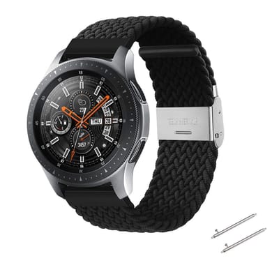 Allecto - Horlogeband vervanging - Compatibel met Garmin - Verstelbaar nylon - 20 mm/22 mm - Geschikt voor Huawei en Samsung - 140 mm-235 mm