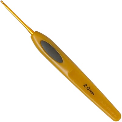 Clover Soft Touch Haaknaald - 2 mm - Ergonomische handgreep
