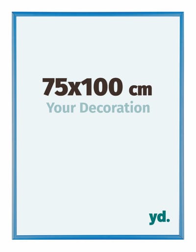 Your Decoration - Fotolijst 75x100 cm - Aluminium - Staal Blauw - Kent