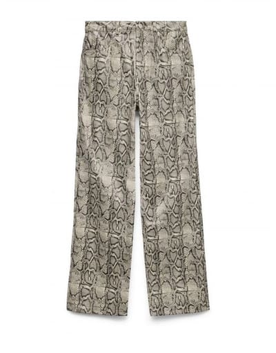 VERO MODA - VMTESSA HR WIDE PANTS PL AOP NOOS - Dames - Leggings