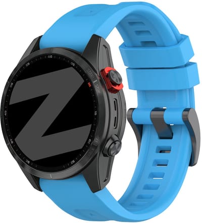 Bandz Sportbandje Siliconen 22mm Classic⬢ geschikt voor Garmin Fenix 9 (Pro) 47mm - Fenix 8 (Pro-E-47mm) - Fenix 7 (Solar-Pro) - 6 (Solar-Pro) - Fenix 5 (Plus) / Forerunner 970 - 965 - 955 - 945 - 935 - 745 / Quatix 8 - 7 - 6 - 5