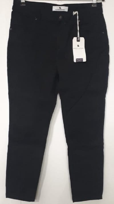 Brams Paris dames broek Janine - 7/8 broek dames - zwart - maat 32