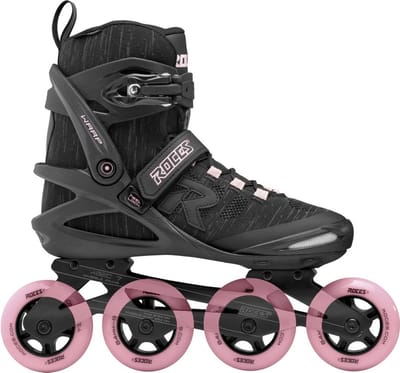 Roces Warp Thread 84 Dames Skeelers - 4x84mm Wielen - Fitness Inline Skates - Zwart Roze - Maat 38