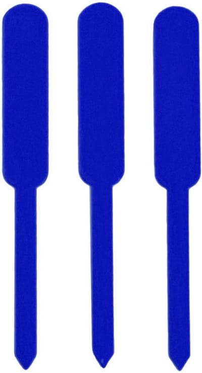 CombiCraft steeketiketten of plantenlabels 15x120mm 1000 micron blauw - 100 stuks