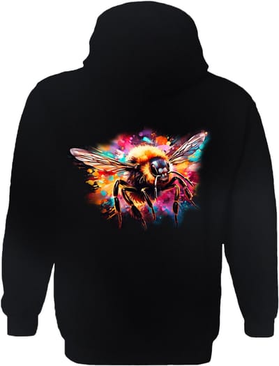 Bijen Colorful Bee The Coloured House Hoodie S
