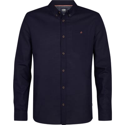 Petrol Industries M-3050-sil403 Overhemd Met Lange Mouwen Blauw M Man