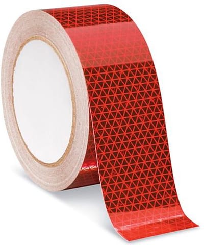 Reflecterende Tape Rood - Rol 50 meter - gecertificeerd ECE R104