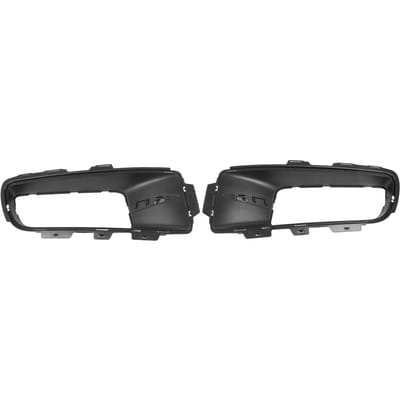 1 Paire Grille de Phare Antibrouillard de Pare-chocs Avant 51117172449 Grille Inférieure Cache de Phare Antibrouillard pour X5 E70 2007 2010 black