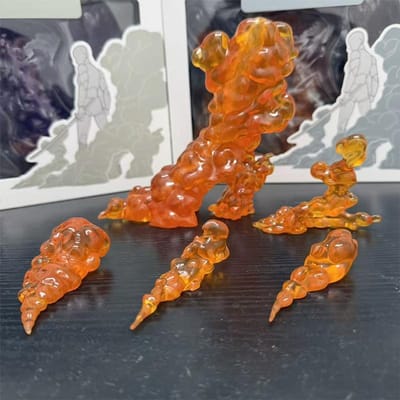 4 Kleuren Serie Het Rookeffect Effectstuk 4 Kleuren Ver. Actie Anime Figuren Set Ko Figuur Custom Speelgoed Accessoires with box