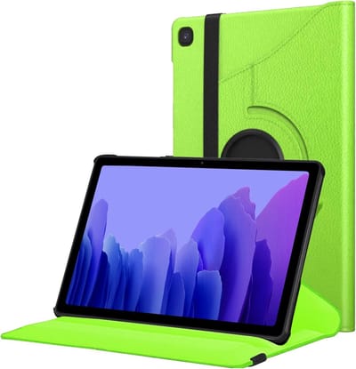 Tablethoes Geschikt voor:Samsung Galaxy Tab A7 10.4 (2020) SM- T500 / T505 / T507 Draaibaar Hoesje - Rotation Tabletcase - Multi stand Case - Groen