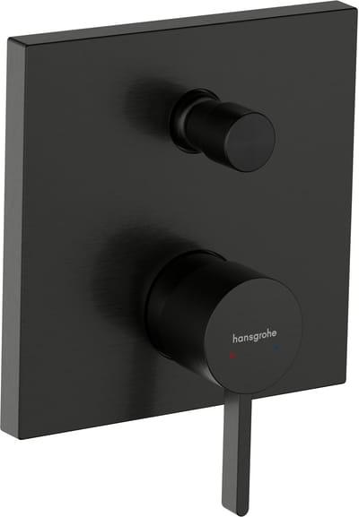 Hansgrohe Finoris - Inbouwkraan voor 2 apparaten, geborsteld zwart chroom 76416340