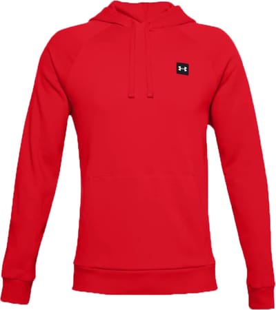Under Armour Rival Fleece Hoody - Sporttruien - rood - Mannen