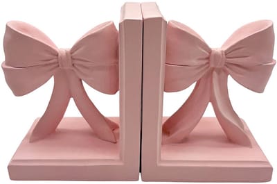 Clayre & Eef Boekensteunen Set van 2 Roze Kunststof
