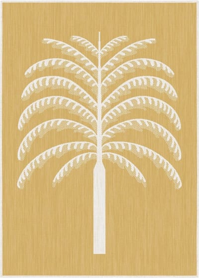 Buitenkleed Breeze geel/okergeel - Interieur05 - 160 x 230 cm - (M)