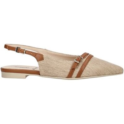 Platte sandalen NeroGiardini T.Paglia Fresh 01/S Armenia Cognac Tpu Rabbi Natu