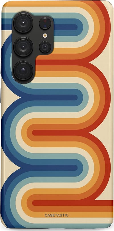 Casetastic Hoesje Geschikt voor Samsung S25 Ultra - Stijlvolle Beschermende Duo-layer Case - Vintage Boog
