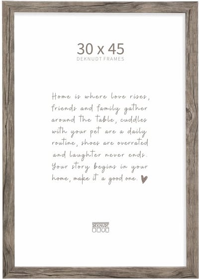 Deknudt Frames fotolijst S45RH7 - grijs-beige - hout - 30x45 cm