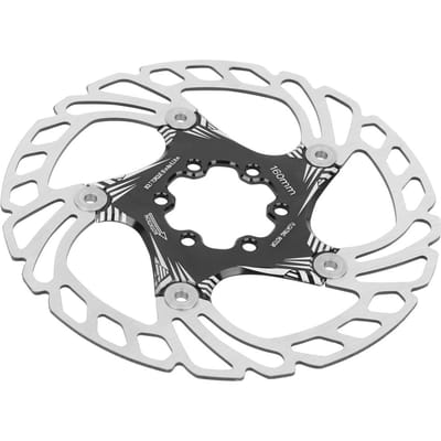 Qualité Métal Vélo de Montagne Vélo 160mm Cinq Clous Disque de Frein Plaquette de Frein DisqueNoir noir