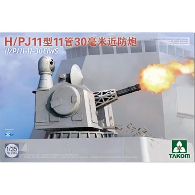 Takom Modelbouwpakket Militaire voertuigen - 2186 Type 730 CIWS - H/PJ11-11-30 CIWS - Kanon Plastic - 1:35 - Modelbouw